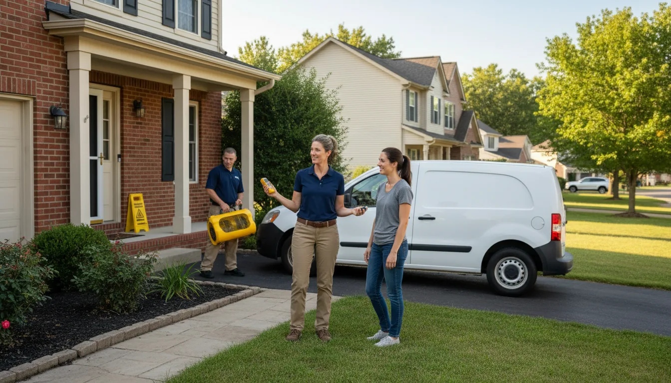 Residential water damage restoration in Elka Park, NY